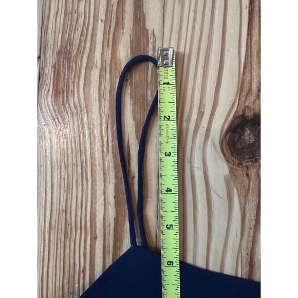 Theory Bundle Petite Navy Blue Striped Short Sleeve Knit Camisole Top - Picture 12 of 12